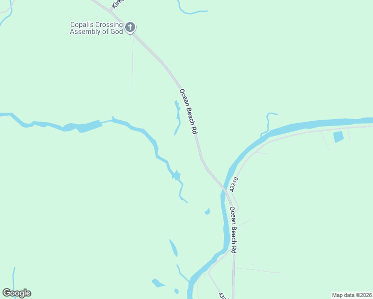 map of restaurants, bars, coffee shops, grocery stores, and more near 1487 Ocean Beach Road in Hoquiam