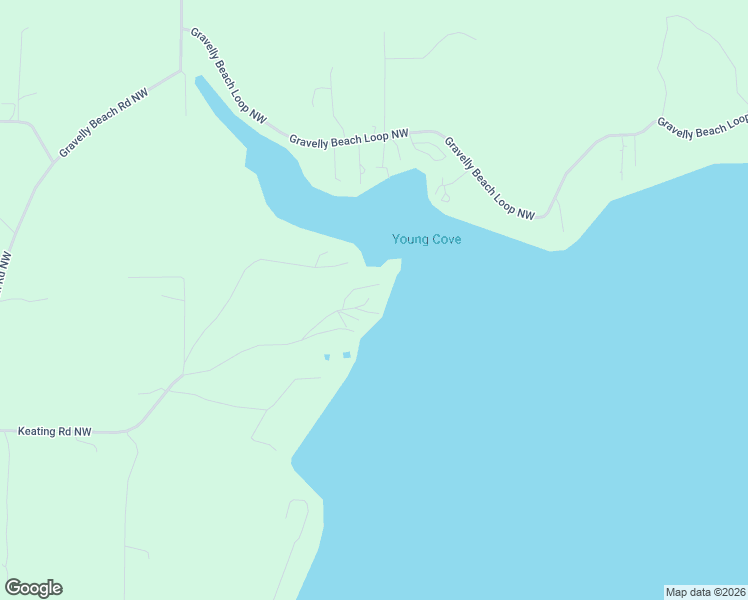 map of restaurants, bars, coffee shops, grocery stores, and more near 4918 Keating Road Northwest in Olympia