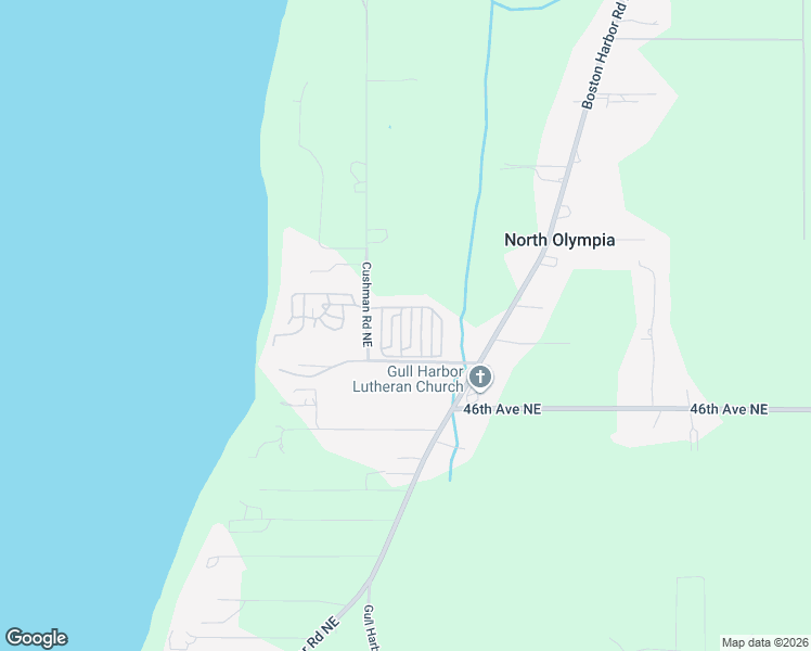 map of restaurants, bars, coffee shops, grocery stores, and more near 1010-1160 47th Ave NE in Olympia