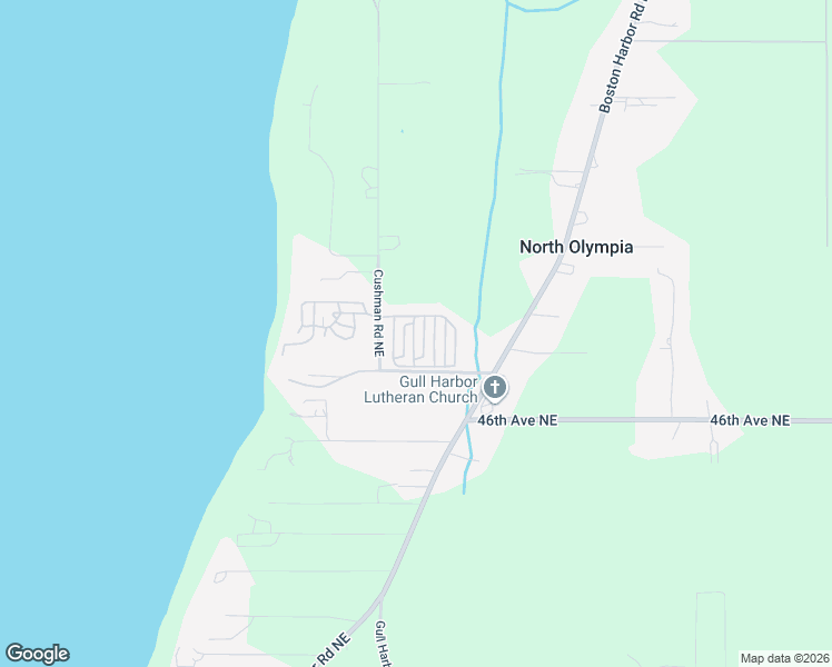 map of restaurants, bars, coffee shops, grocery stores, and more near 1010-1160 47th Ave NE in Olympia