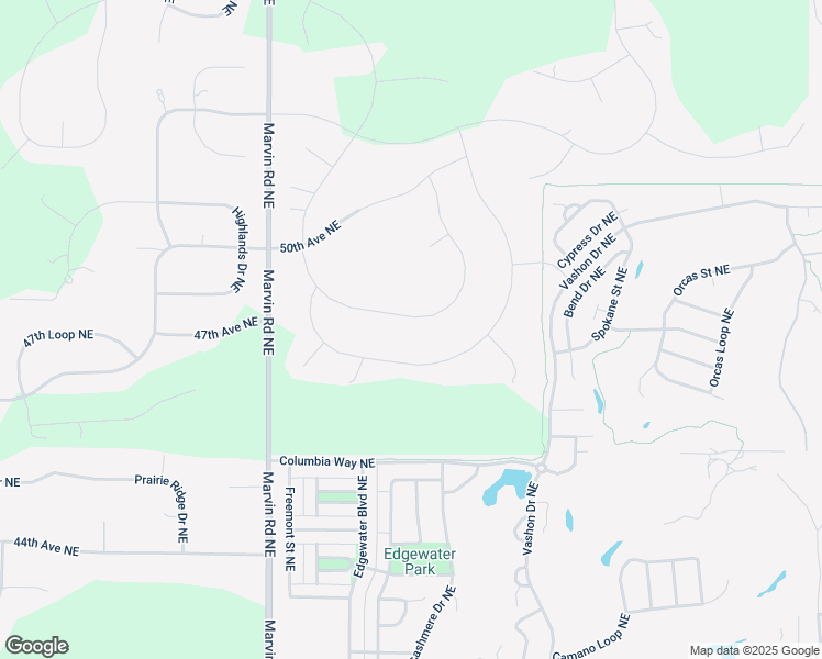 map of restaurants, bars, coffee shops, grocery stores, and more near 4744 Skylark Street Northeast in Lacey