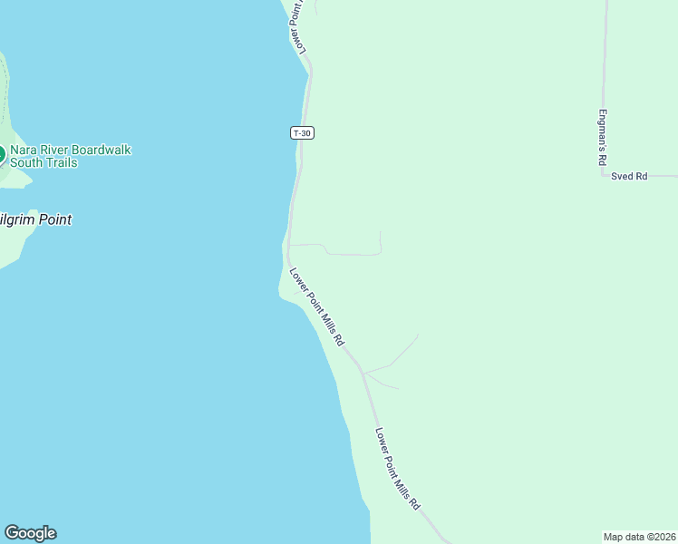 map of restaurants, bars, coffee shops, grocery stores, and more near Lakeview Trail in Hancock
