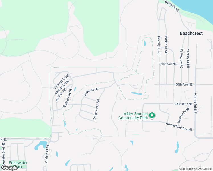 map of restaurants, bars, coffee shops, grocery stores, and more near 5035 Orcas Street Northeast in Lacey