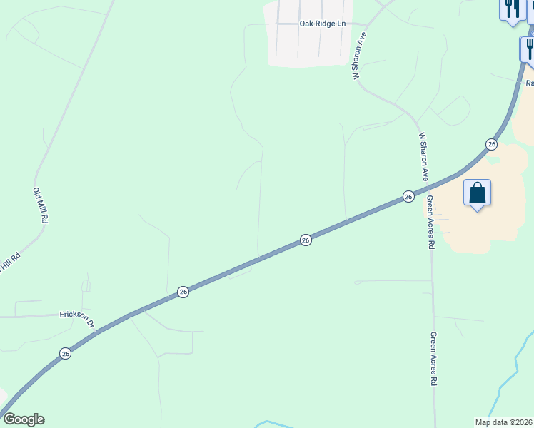 map of restaurants, bars, coffee shops, grocery stores, and more near Snowmobile Club Road in Atlantic Mine