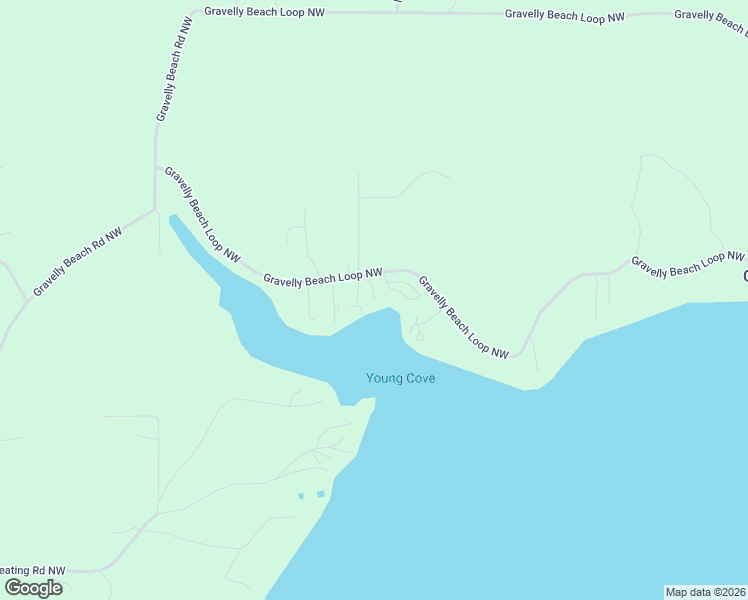 map of restaurants, bars, coffee shops, grocery stores, and more near 2428 Gravelly Beach Loop Northwest in Olympia