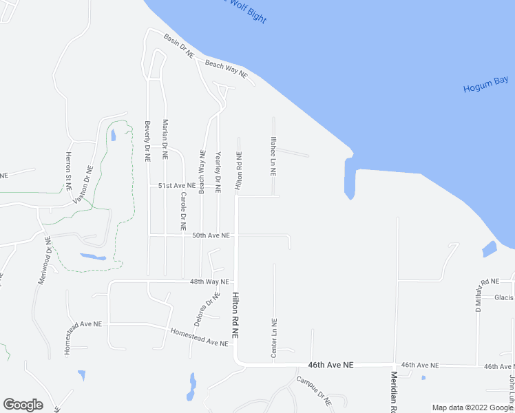 map of restaurants, bars, coffee shops, grocery stores, and more near 9009 51st Avenue Northeast in Olympia