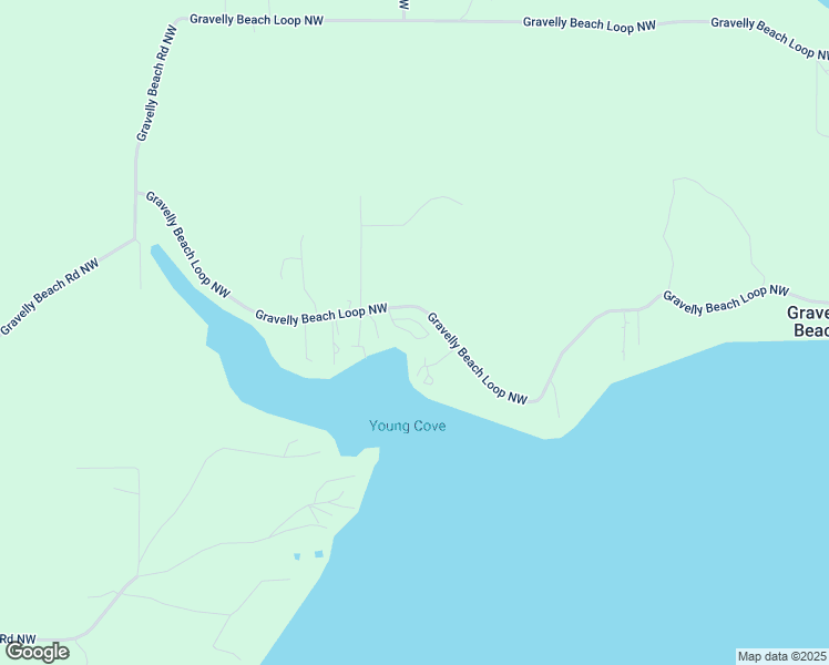 map of restaurants, bars, coffee shops, grocery stores, and more near 2524 Gravelly Beach Loop Northwest in Olympia