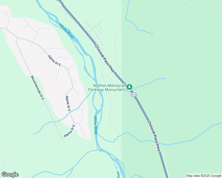 map of restaurants, bars, coffee shops, grocery stores, and more near 16904 Rainbow Lane East in Enumclaw