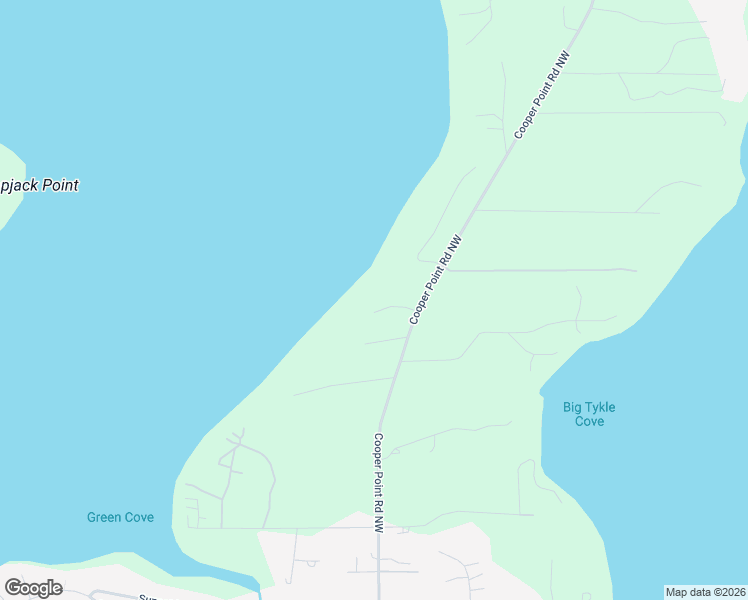 map of restaurants, bars, coffee shops, grocery stores, and more near 5033 Cooper Point Road Northwest in Olympia