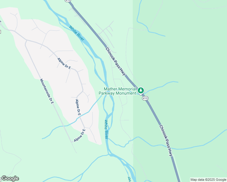 map of restaurants, bars, coffee shops, grocery stores, and more near 16904 Rainbow Lane East in Enumclaw