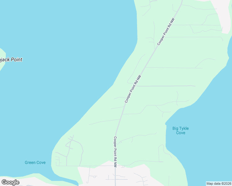 map of restaurants, bars, coffee shops, grocery stores, and more near 5033 Cooper Point Road Northwest in Olympia