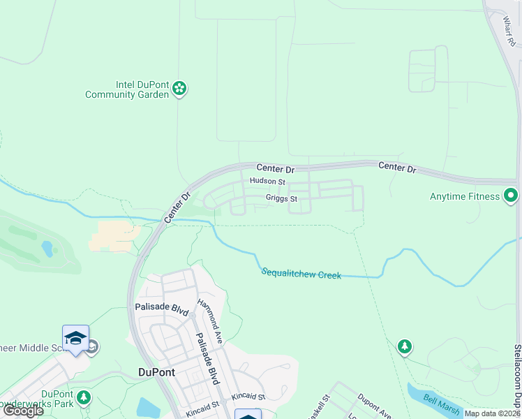 map of restaurants, bars, coffee shops, grocery stores, and more near 1276 Cooper Street in DuPont