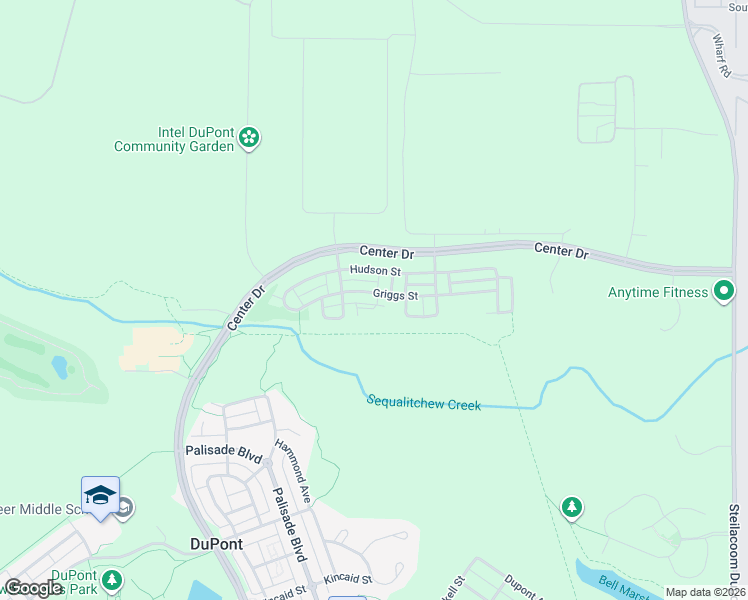 map of restaurants, bars, coffee shops, grocery stores, and more near 1281 Cooper Street in DuPont