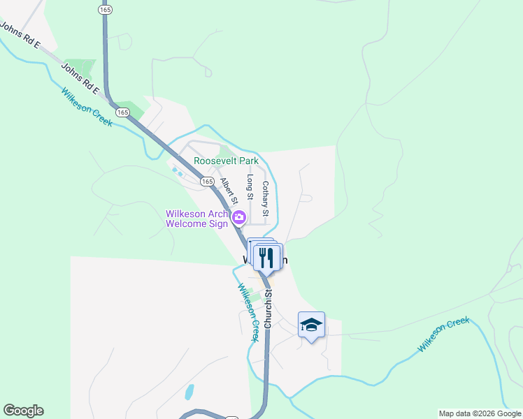 map of restaurants, bars, coffee shops, grocery stores, and more near 426 Cothary Street in Buckley