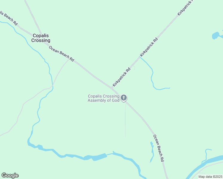 map of restaurants, bars, coffee shops, grocery stores, and more near 1599 Ocean Beach Road in Hoquiam