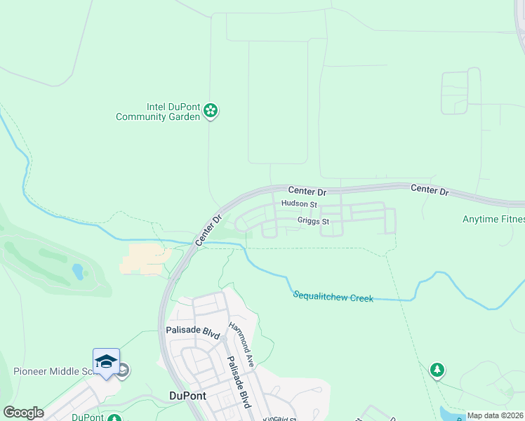 map of restaurants, bars, coffee shops, grocery stores, and more near 1319 Hudson Street in DuPont