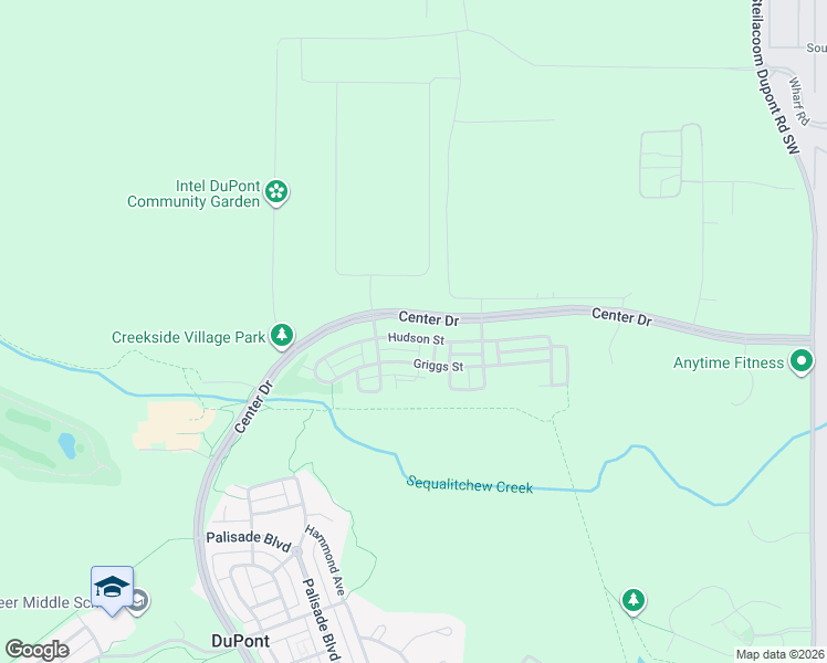 map of restaurants, bars, coffee shops, grocery stores, and more near 2605-2697 Bronson Avenue in DuPont