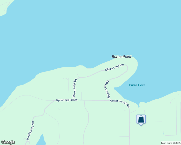 map of restaurants, bars, coffee shops, grocery stores, and more near 8111 Ellison Loop Northwest in Olympia