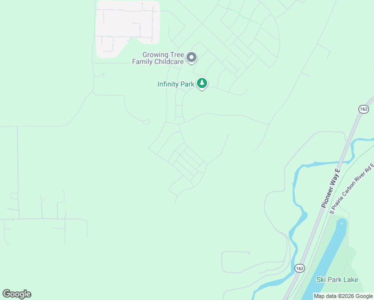 map of restaurants, bars, coffee shops, grocery stores, and more near 16214 205th Avenue Court East in Bonney Lake