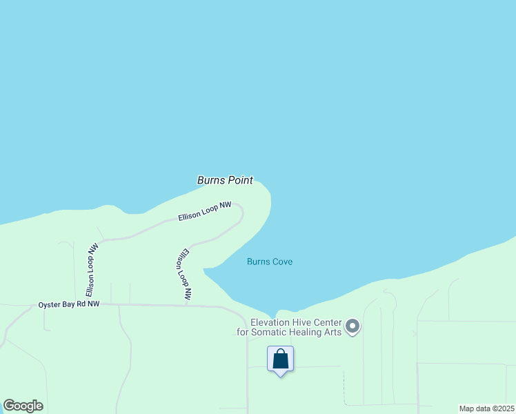 map of restaurants, bars, coffee shops, grocery stores, and more near 7946 Ellison Loop Northwest in Olympia