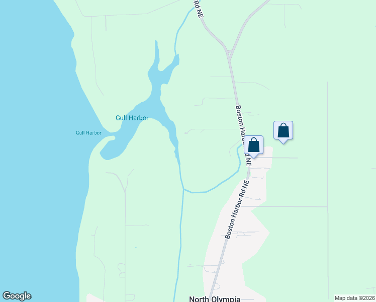 map of restaurants, bars, coffee shops, grocery stores, and more near 5545 Boston Harbor Road Northeast in Olympia