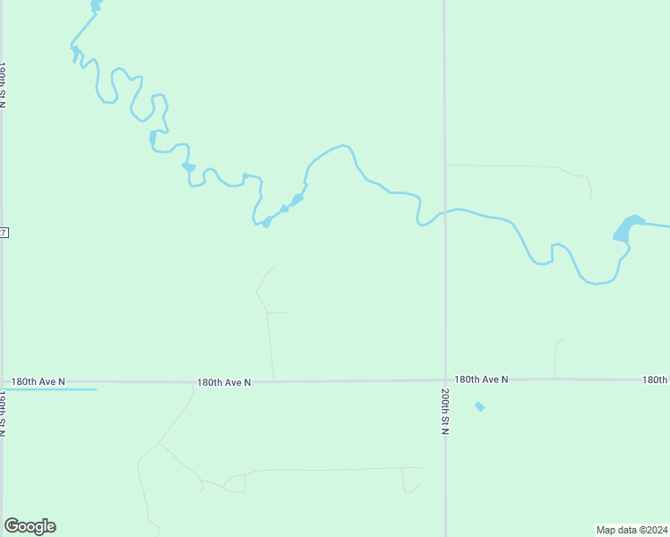 map of restaurants, bars, coffee shops, grocery stores, and more near 180th Avenue North in Ulen