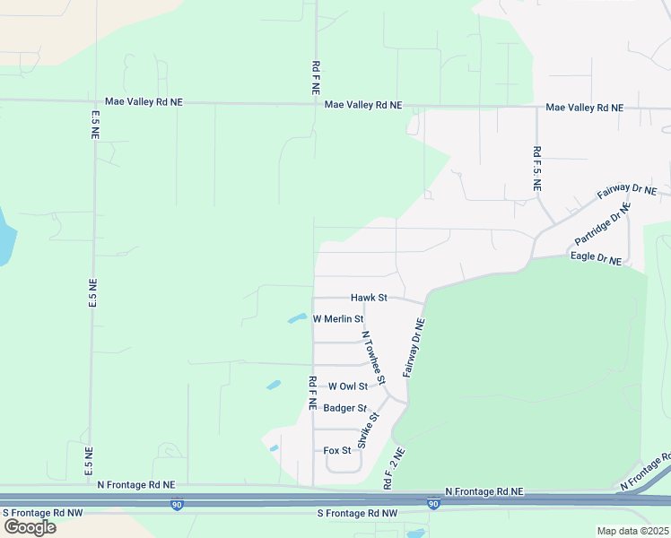 map of restaurants, bars, coffee shops, grocery stores, and more near 4740 West Wren Street in Moses Lake