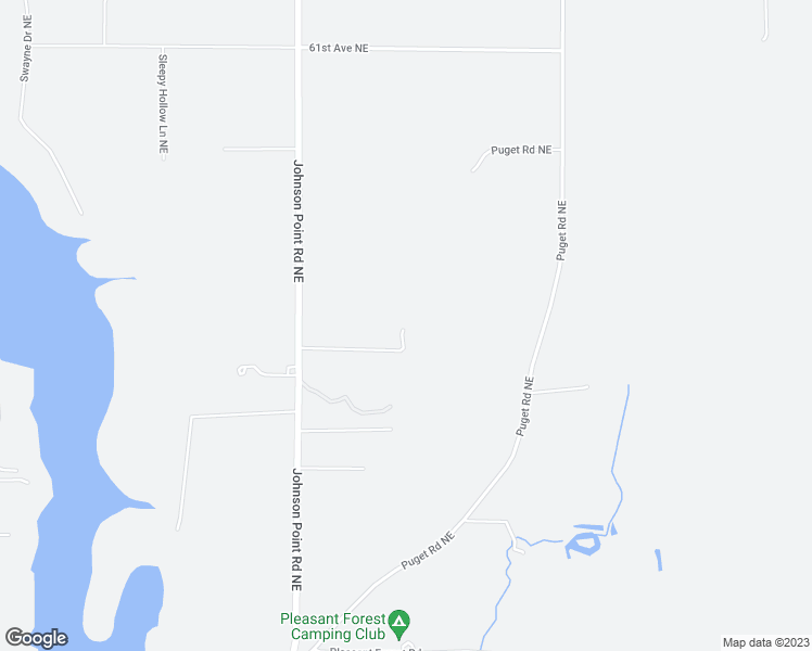 map of restaurants, bars, coffee shops, grocery stores, and more near 5528 Johnson Point Road Northeast in Olympia