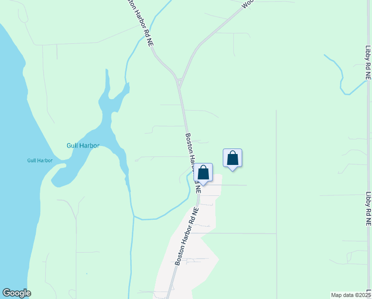map of restaurants, bars, coffee shops, grocery stores, and more near 5607 Boston Harbor Road Northeast in Olympia