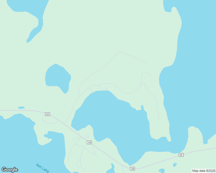 map of restaurants, bars, coffee shops, grocery stores, and more near 34166 County Highway 34 in Becker County