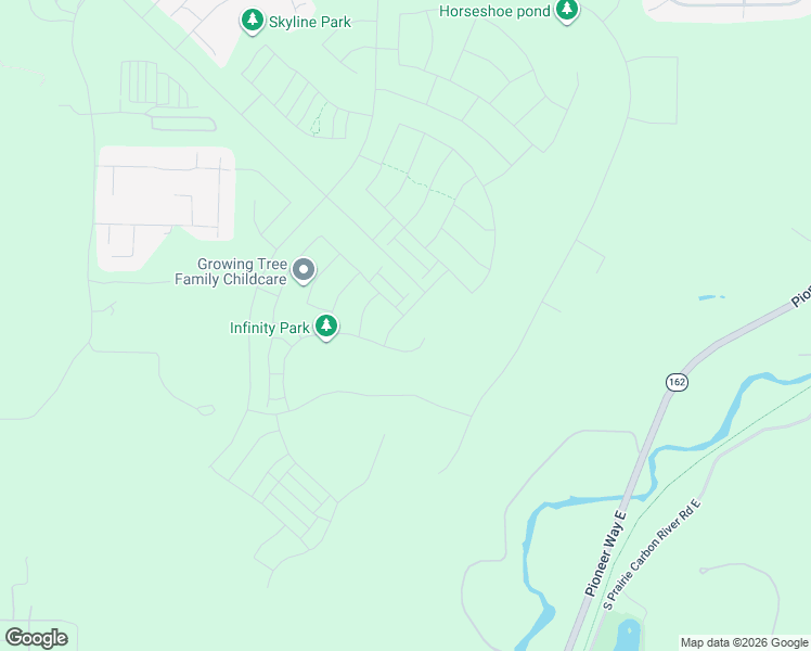 map of restaurants, bars, coffee shops, grocery stores, and more near 15313 208th Avenue Court East in Bonney Lake