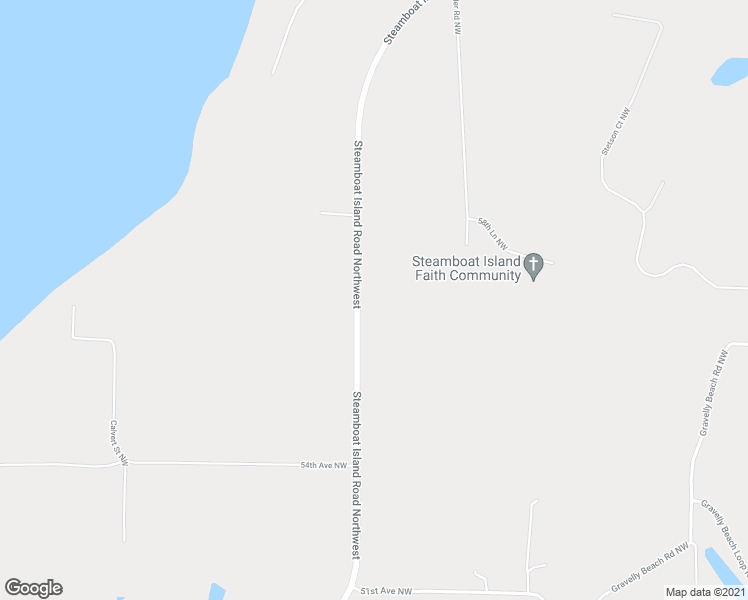 map of restaurants, bars, coffee shops, grocery stores, and more near 5630 Steamboat Island Road Northwest in Olympia