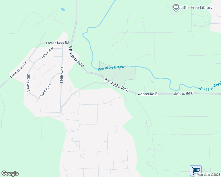 map of restaurants, bars, coffee shops, grocery stores, and more near 15716 A P Tubbs Road in Buckley
