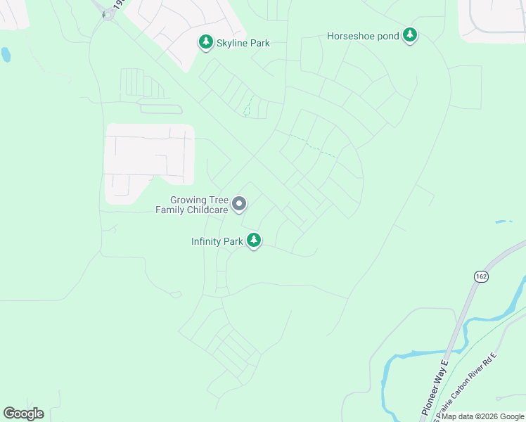 map of restaurants, bars, coffee shops, grocery stores, and more near 15322 207th Avenue East in Bonney Lake
