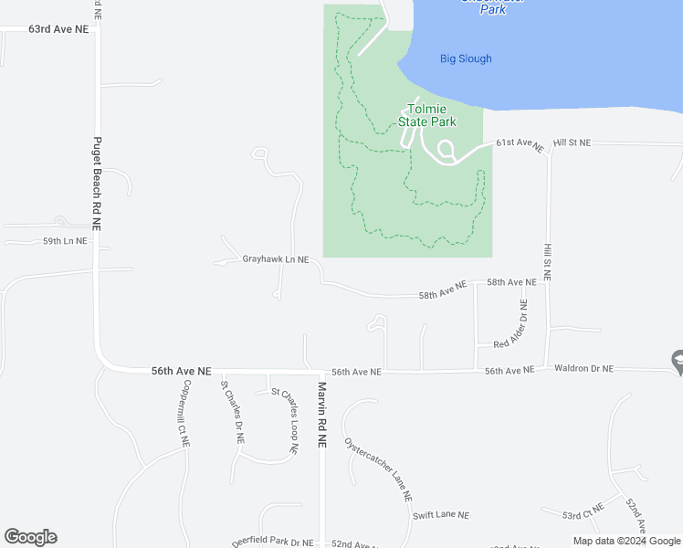 map of restaurants, bars, coffee shops, grocery stores, and more near 7542 58th Avenue Northeast in Olympia