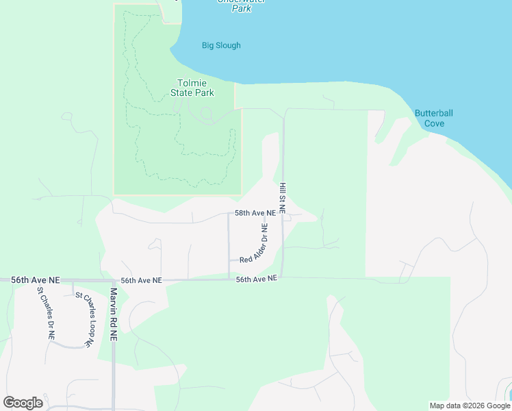 map of restaurants, bars, coffee shops, grocery stores, and more near 7922 58th Avenue Northeast in Olympia