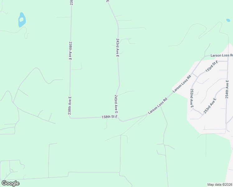 map of restaurants, bars, coffee shops, grocery stores, and more near 15506 243rd Avenue East in Buckley