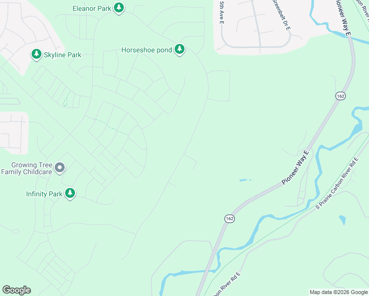map of restaurants, bars, coffee shops, grocery stores, and more near 15281 210th Avenue East in Bonney Lake