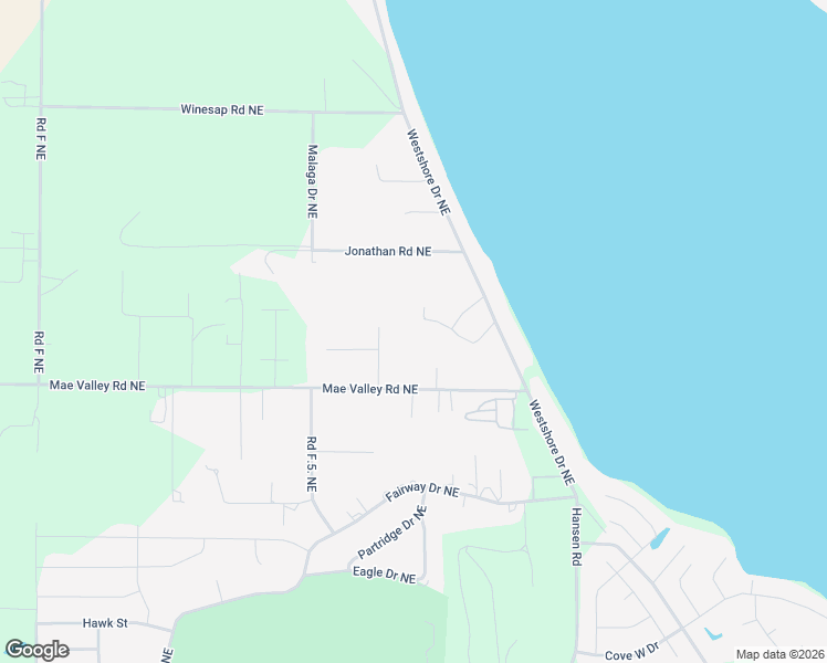 map of restaurants, bars, coffee shops, grocery stores, and more near 2091 Elsie Rd NE in Moses Lake
