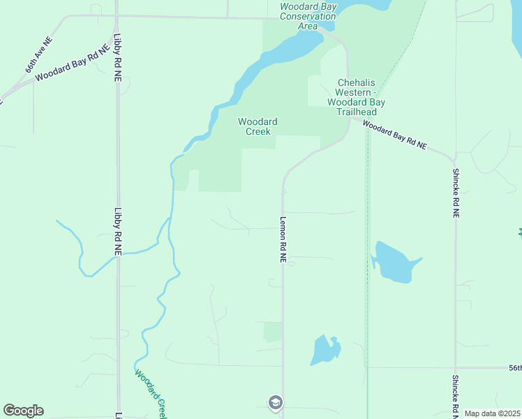map of restaurants, bars, coffee shops, grocery stores, and more near 6105 Lemon Road Northeast in Olympia