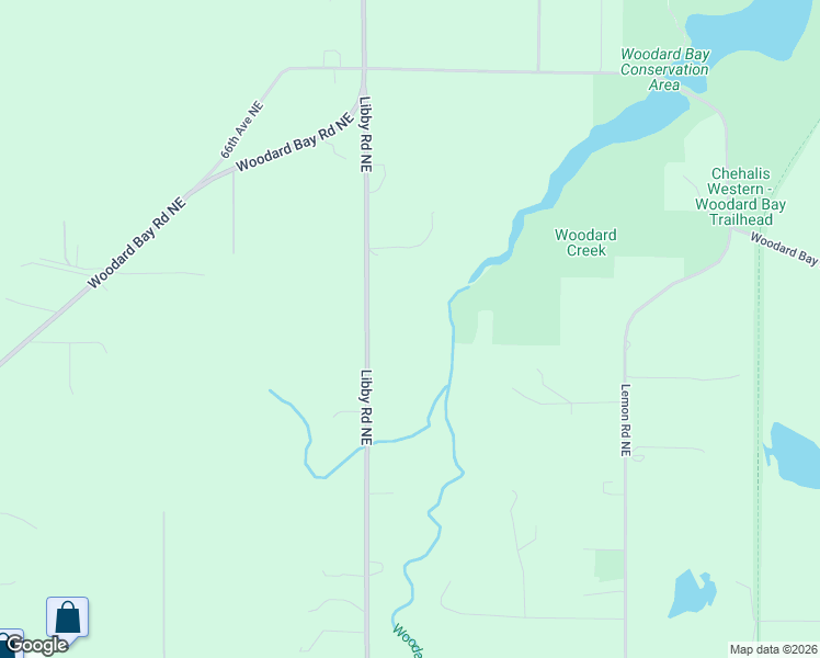 map of restaurants, bars, coffee shops, grocery stores, and more near 6124 Libby Road Northeast in Olympia