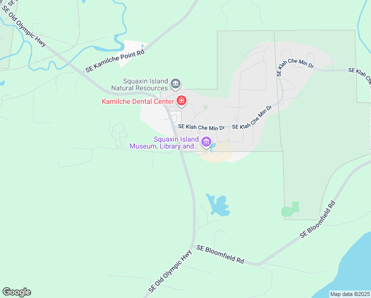 map of restaurants, bars, coffee shops, grocery stores, and more near 2750 Southeast Old Olympic Highway in Shelton