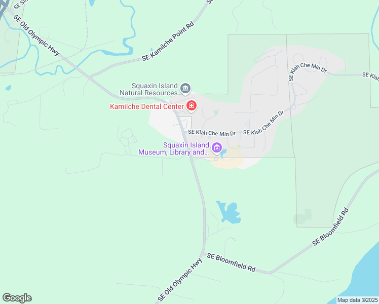 map of restaurants, bars, coffee shops, grocery stores, and more near 3108 Southeast Old Olympic Highway in Shelton