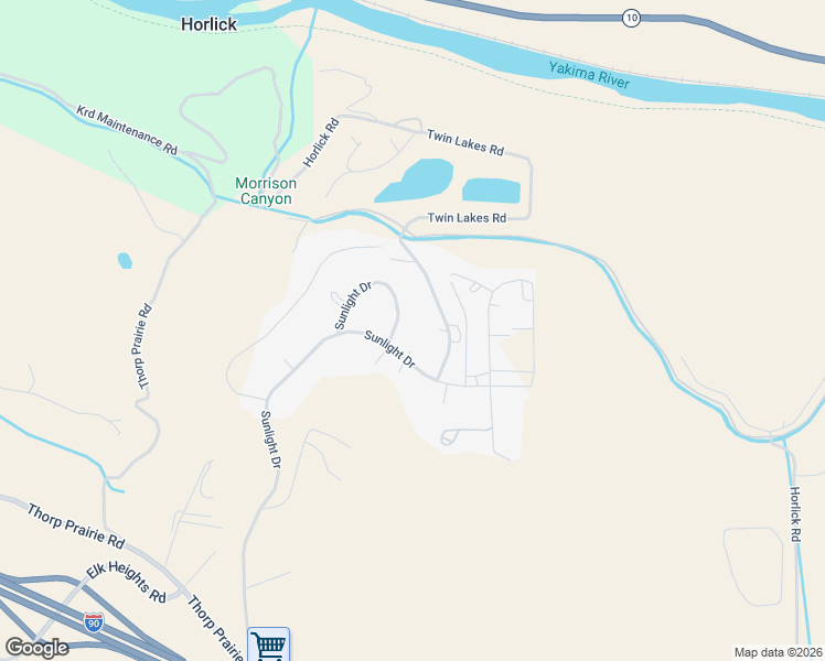 map of restaurants, bars, coffee shops, grocery stores, and more near 300 Ridge Loop Road in Cle Elum