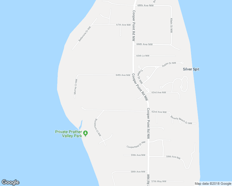 map of restaurants, bars, coffee shops, grocery stores, and more near 6301 Cooper Point Road Northwest in Olympia