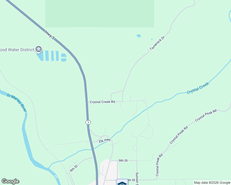 map of restaurants, bars, coffee shops, grocery stores, and more near 137 Crystal Creek Road in Fernwood