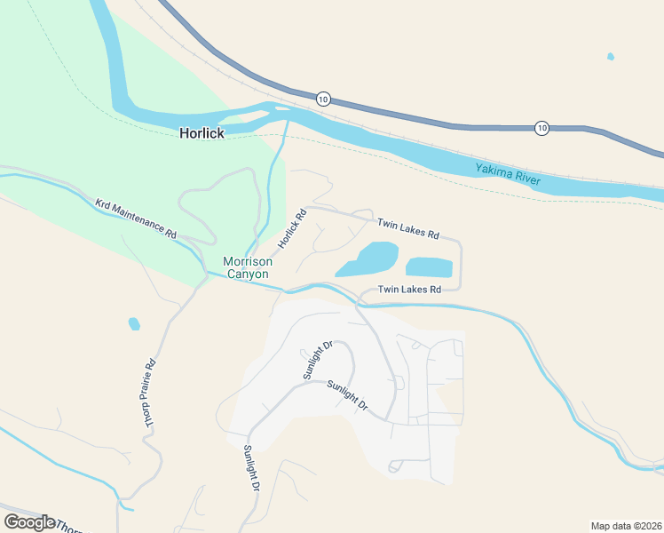 map of restaurants, bars, coffee shops, grocery stores, and more near 1600 Twin Lakes Road in Cle Elum