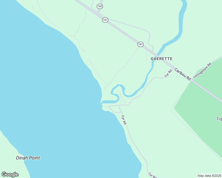 map of restaurants, bars, coffee shops, grocery stores, and more near Little Cottages Road in Aroostook County