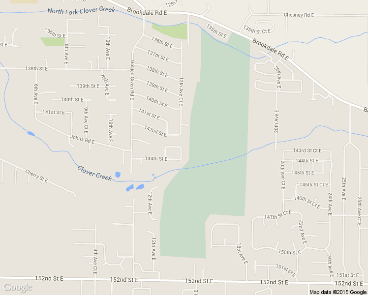 map of restaurants, bars, coffee shops, grocery stores, and more near 14301 13th Avenue Court East in Tacoma