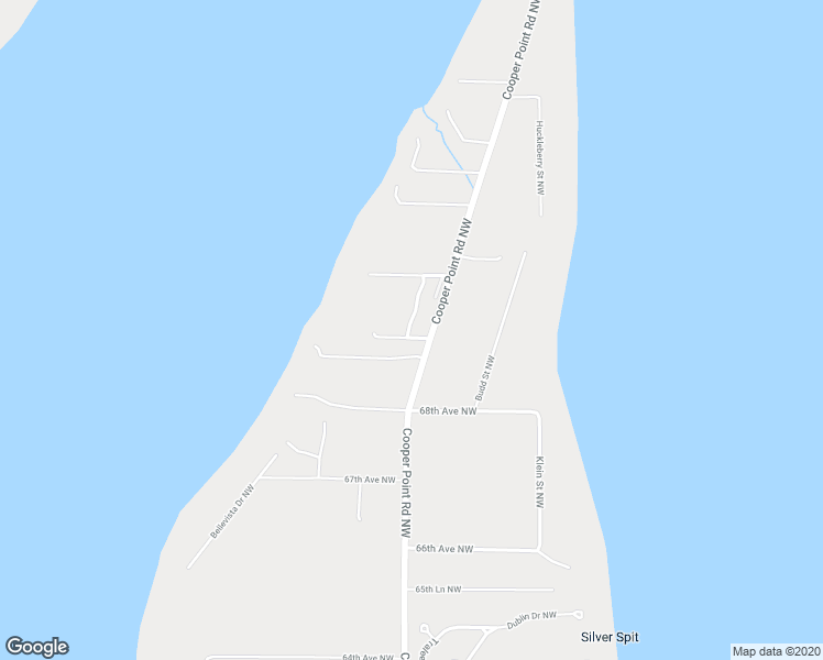 map of restaurants, bars, coffee shops, grocery stores, and more near 7011 Cooper Point Road Northwest in Olympia